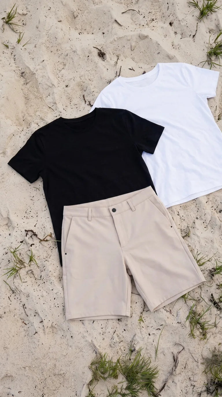 Ready for summer – shorts and T-shirts for those hot days